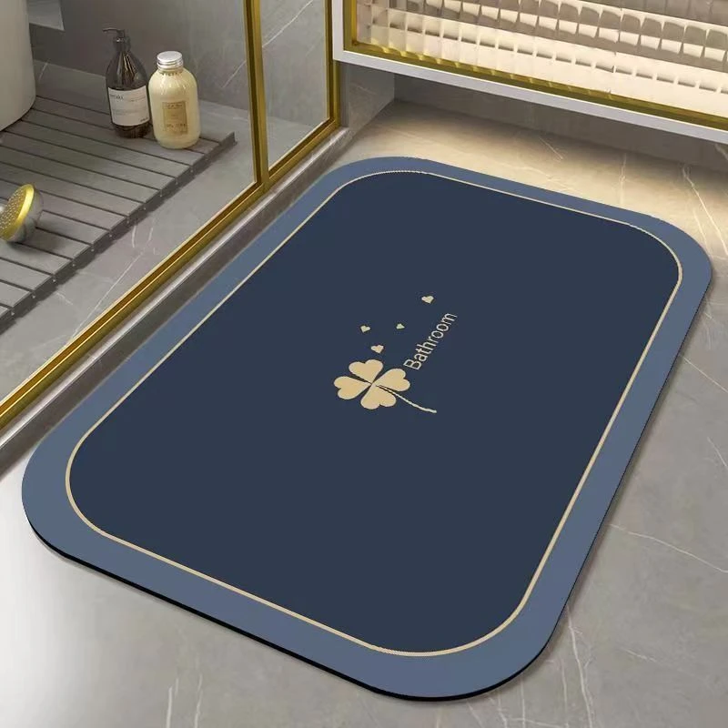 浴室吸水防滑家用脚垫速干耐脏简约地垫厕所防滑