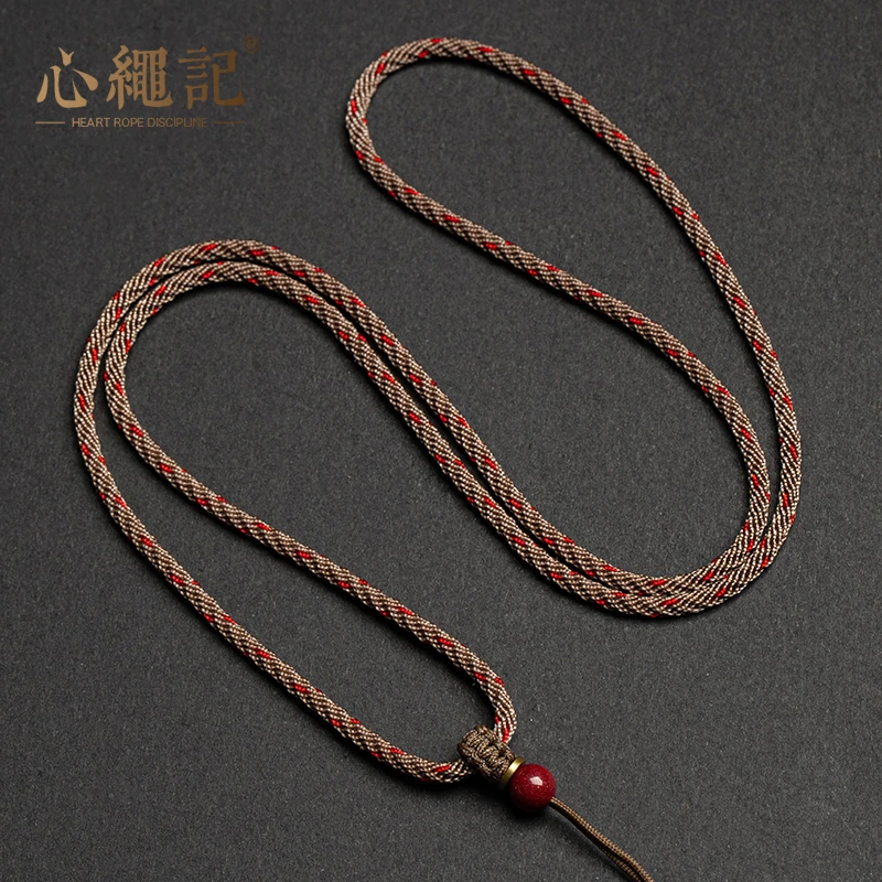 调节挂绳高货佛公可调节儿童情侣小玉佛挂坠专用玉吊免绑吊坠挂绳