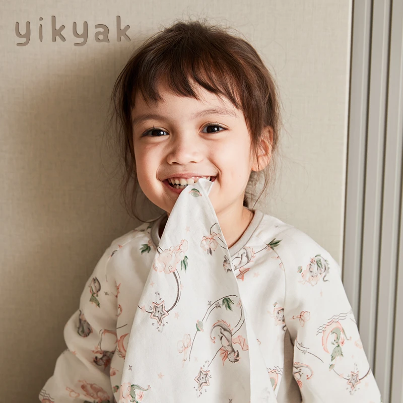 【双层竹棉小方巾】yikyak婴儿新生儿手帕洗脸巾毛巾洗澡巾6条装
