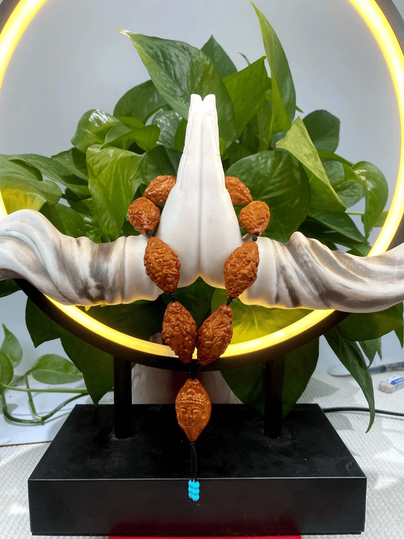 藏艺，天上人间橄榄核雕手串2