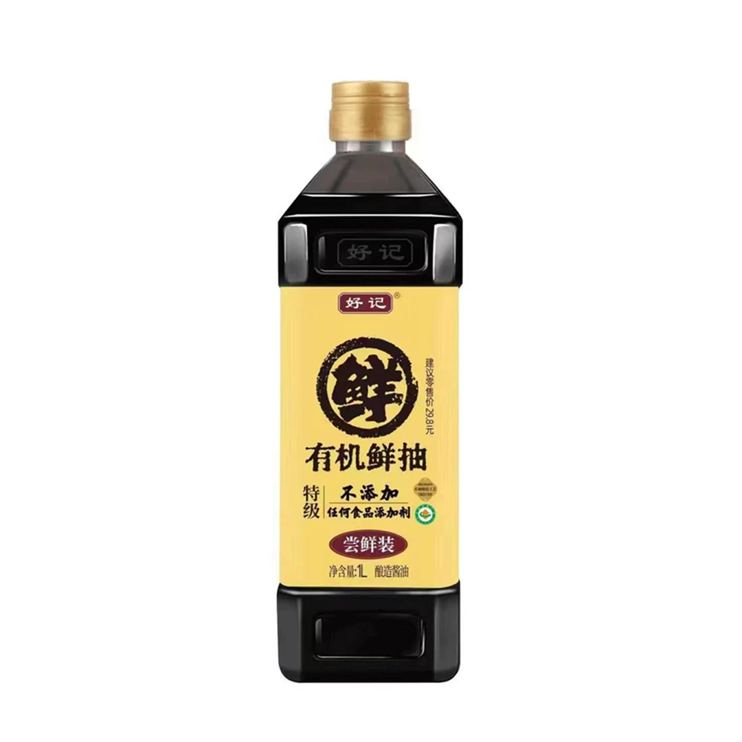 木桶酿造有机鲜抽酿造酱油1L装