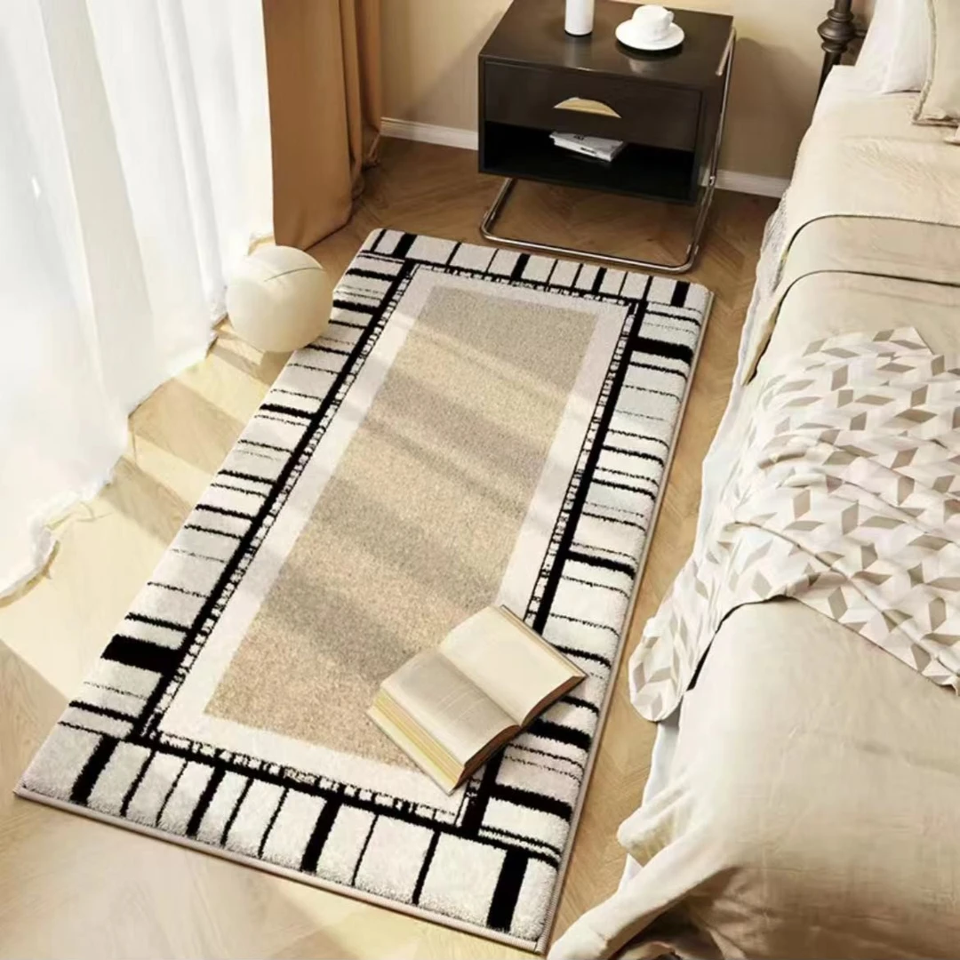 【两只羊】轻奢卧室床边毯飘窗地毯网红家居床尾垫沙发茶几隔凉毛毯