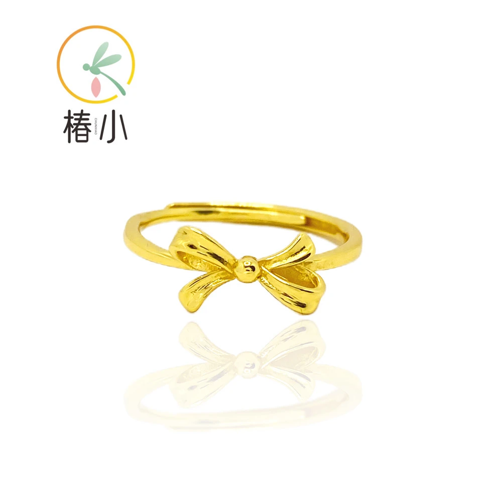 925银戒指 纽带蝴蝶结 戒指【椿小】153859