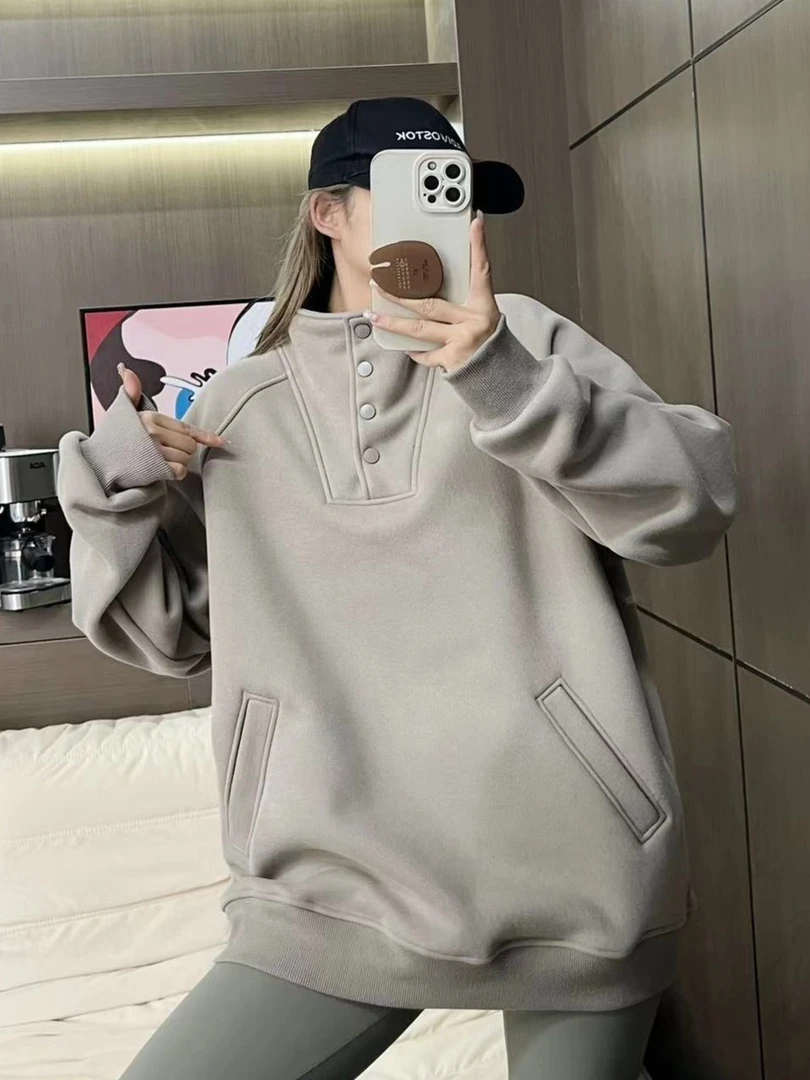 ZXH2023卫衣上衣长袖潮流圆领韩版秋冬加厚百搭HHH