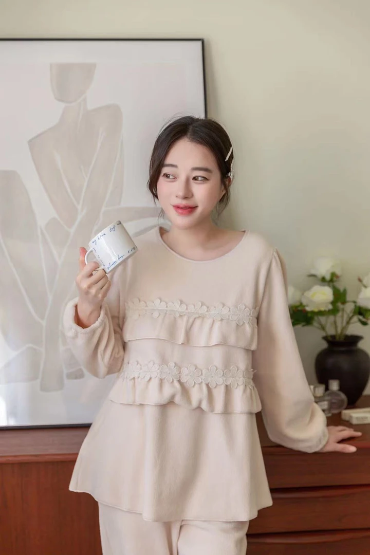 YQ（玛丽珍妮）秋冬保暖加厚长袖舒适居家家居服T2372