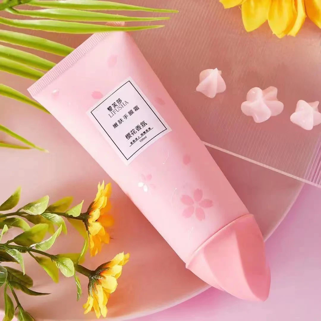 【一支包邮】黎芙莎冰淇淋樱花香氛护手霜滋润保湿手膜细嫩留香补