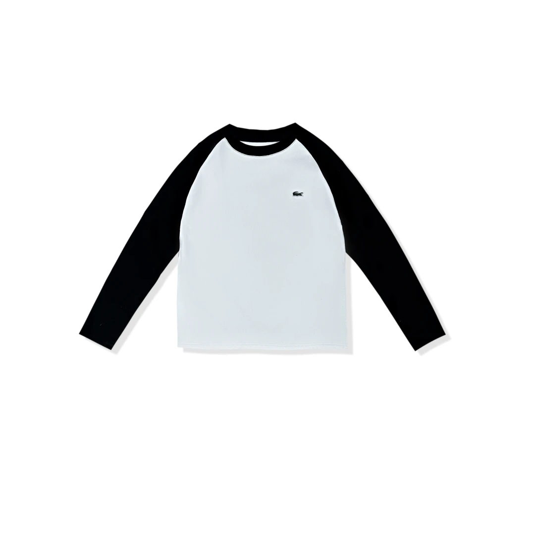 门店399！（法国订单)原尾单客供版撞色插肩袖打底A126