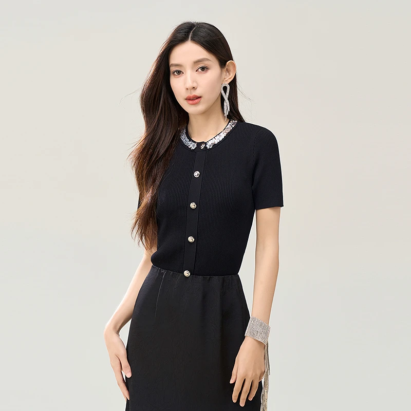 COLOVE毛针织衫843Q036