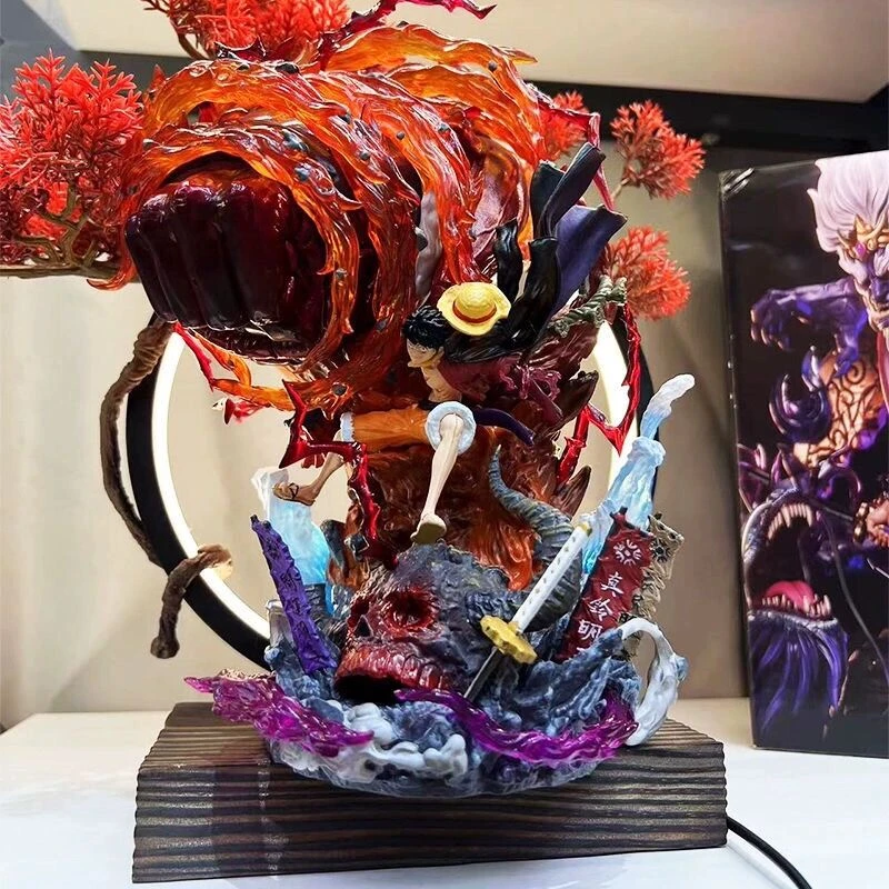 海贼王 业火路飞三档路飞  动漫手办摆件