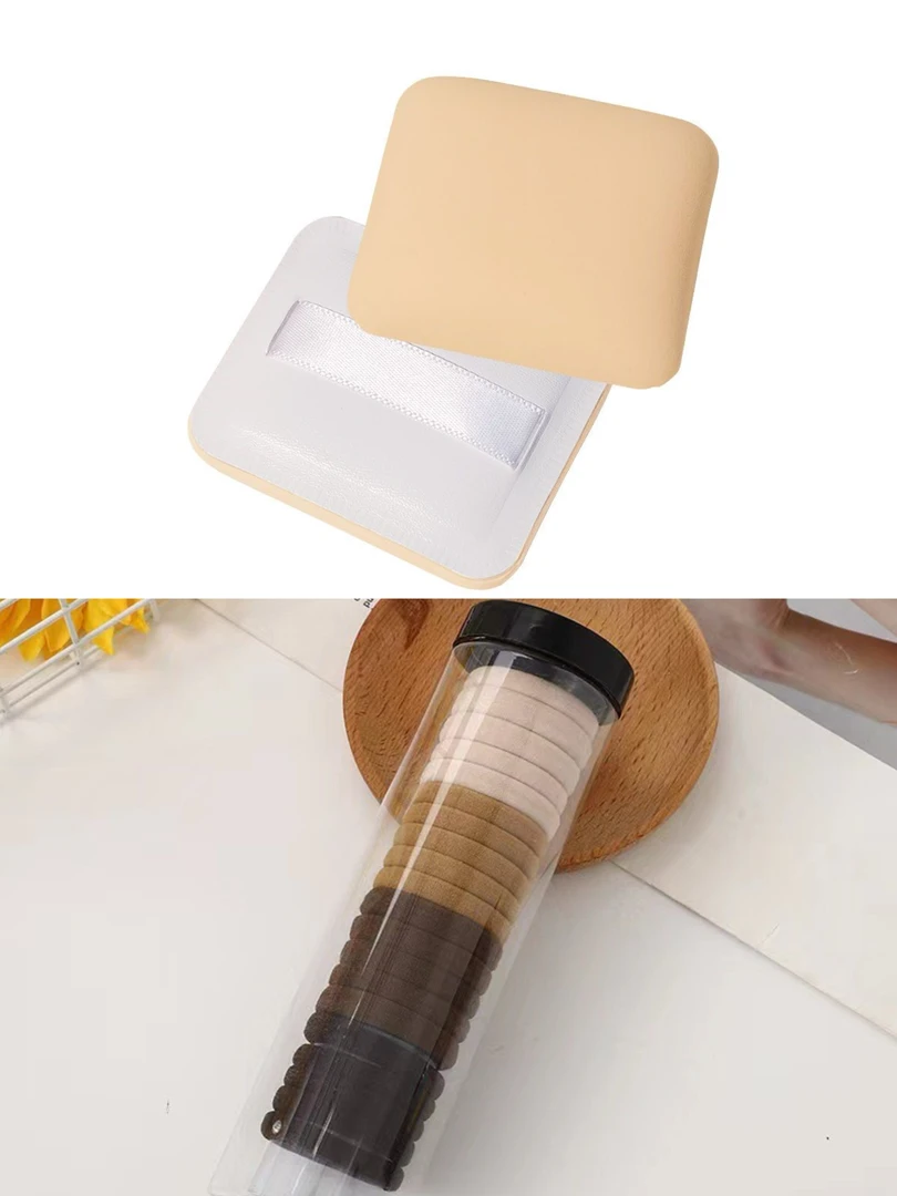 超软化妆粉底液专用不吃粉气垫和20个高弹力皮筋组合