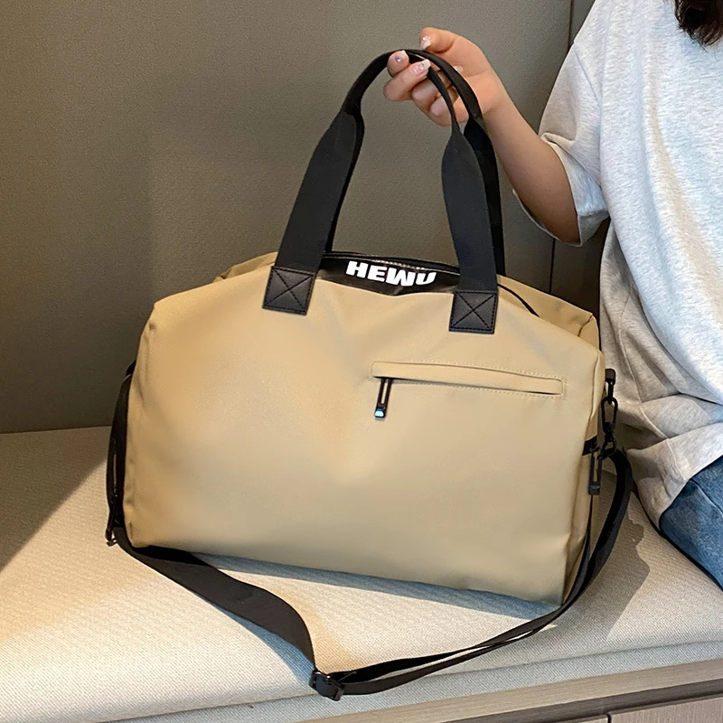 休闲短途旅行包出差轻便健身瑜伽收纳包便携单肩斜挎提包干湿分离