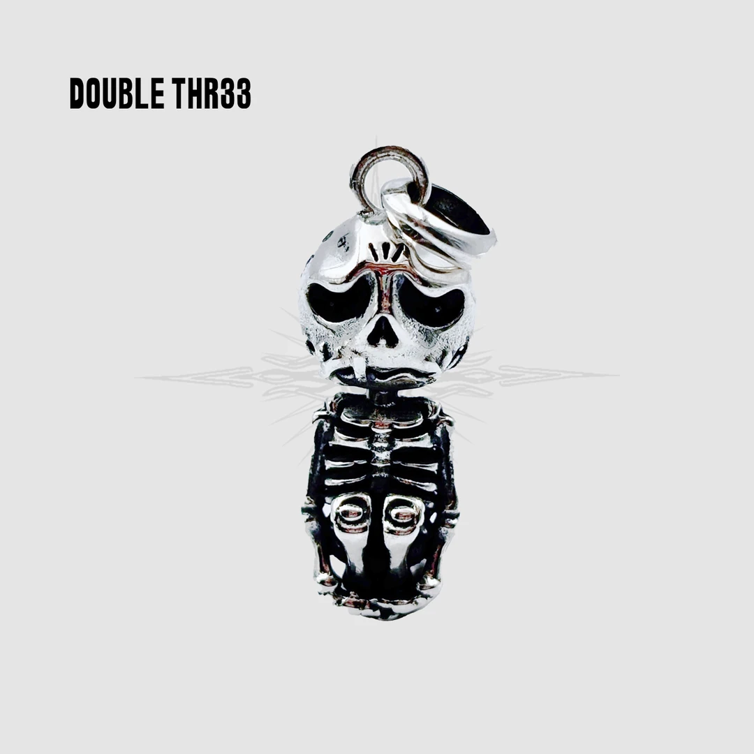 吊坠925银 尸陀林主 （金钱/压制/驱散）手工925银饰