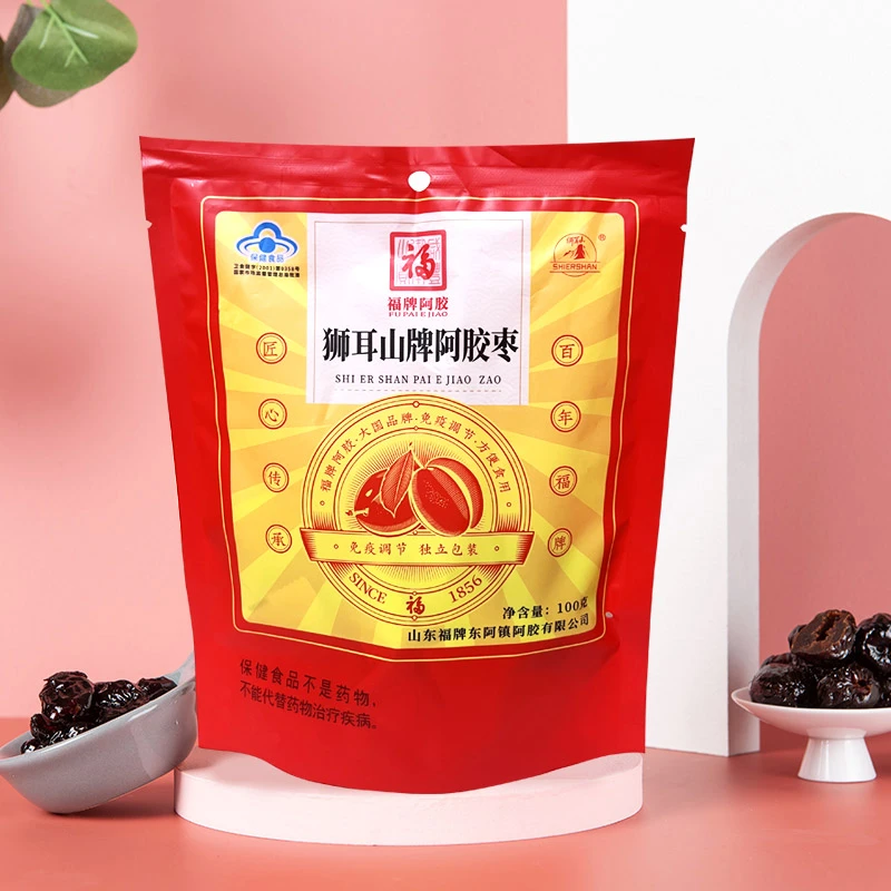 福牌阿胶枣 100g/袋 无核香甜  即食  独立包装