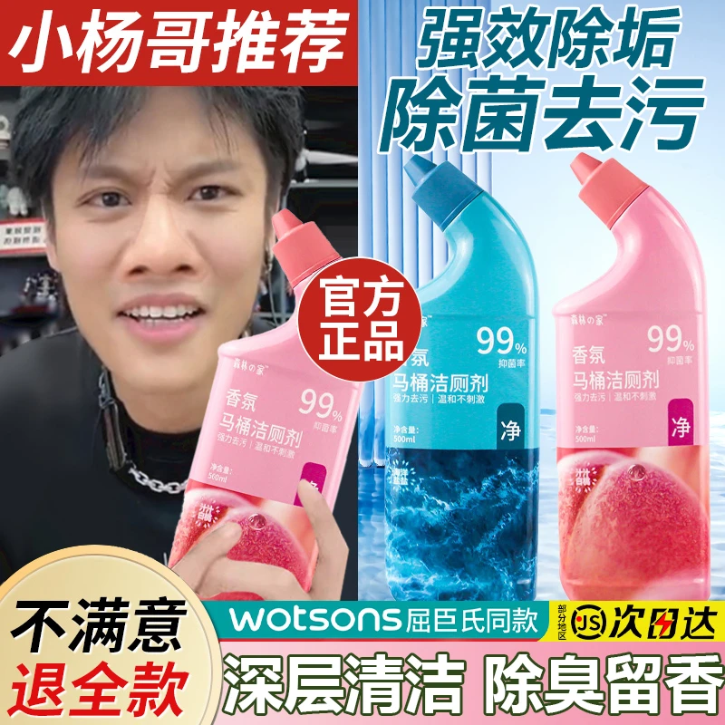 厕所除垢除臭持久留香马桶清洁剂强力除垢去黄去污垢卫生间洁厕灵