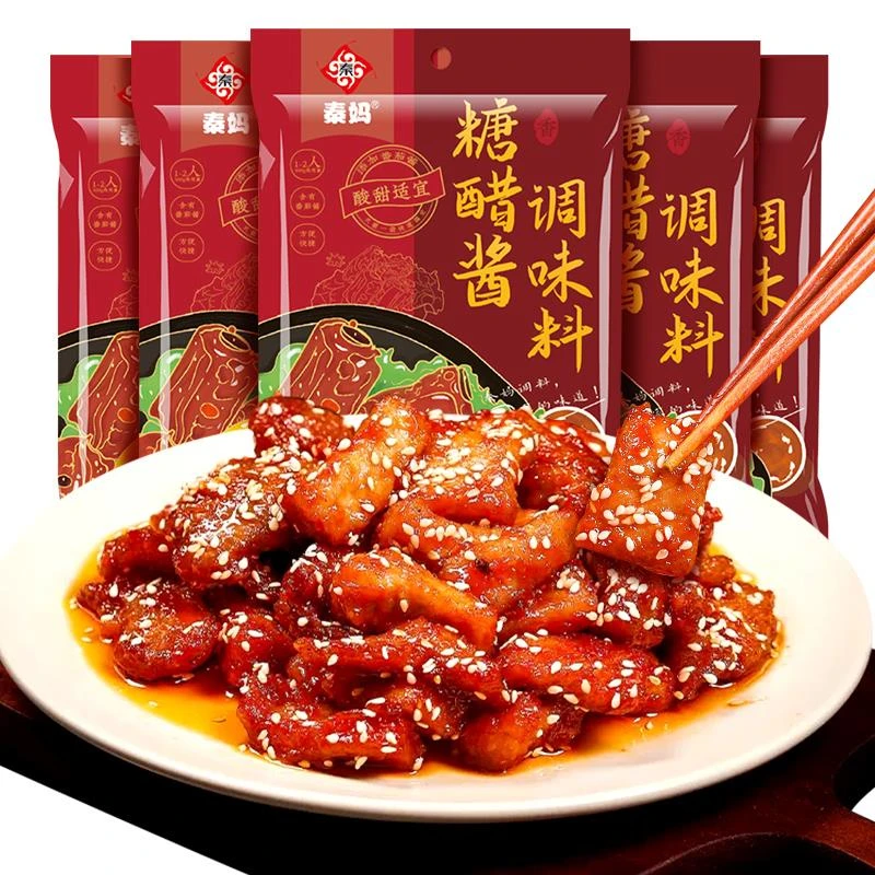 秦妈糖醋酱调料糖醋汁糖醋里脊排骨鱼商家用调味酱小店笋0g