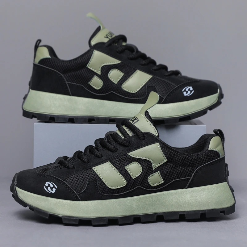 【专柜品质】2024秋季新款男士阿甘休闲运动时尚百搭厚底潮鞋增高