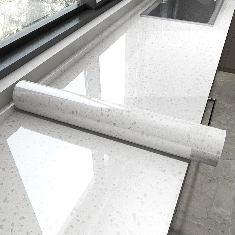 厨房防油贴纸灶台防水自粘加厚耐高温橱柜防潮桌面防油简约保护膜