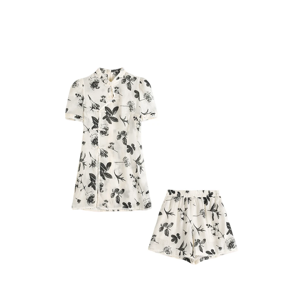 【封后轻奢设计】夏季新款时尚新中式设计气质套装8831723