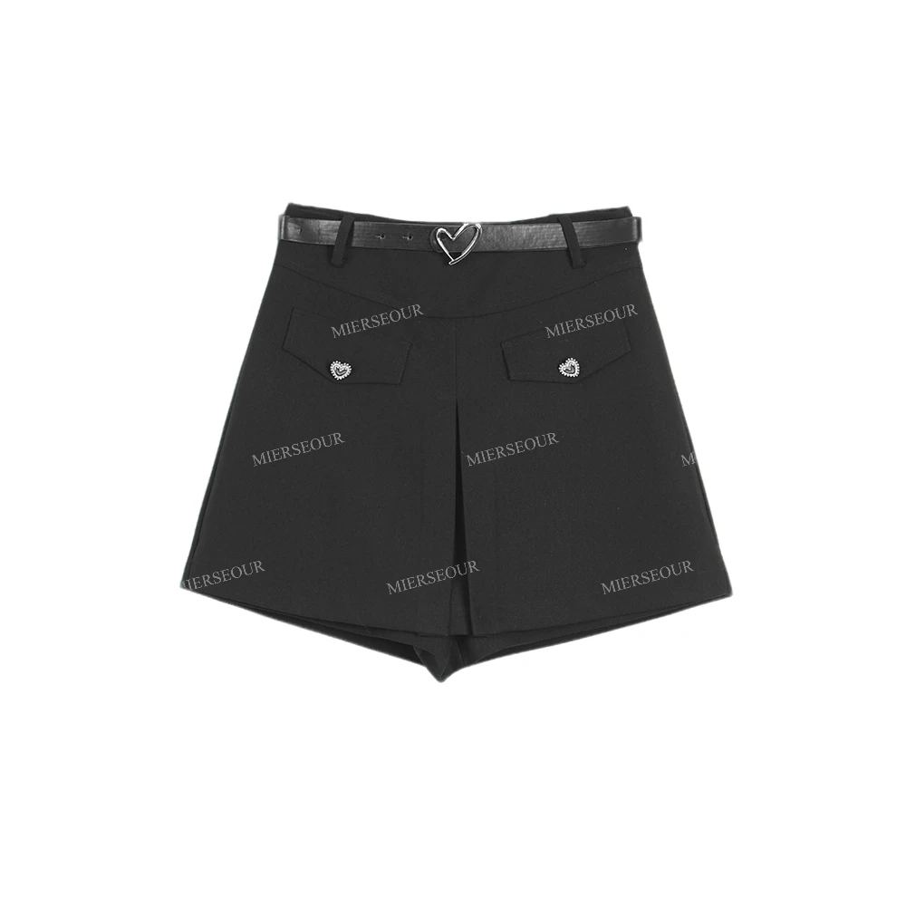 【封后轻奢设计】时尚气质显瘦百搭短裤870117