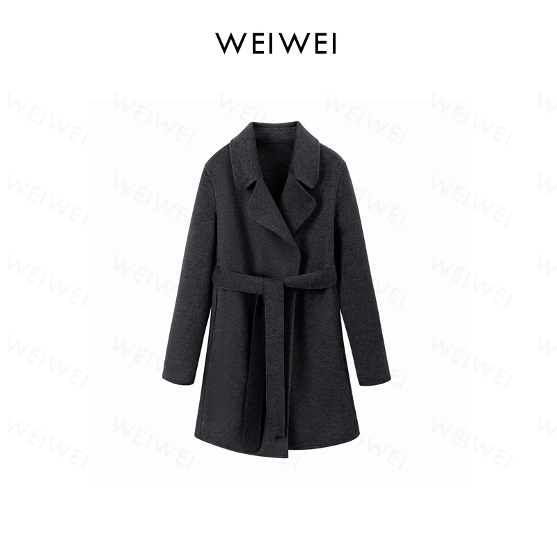 “商场定制”气质双面呢大衣