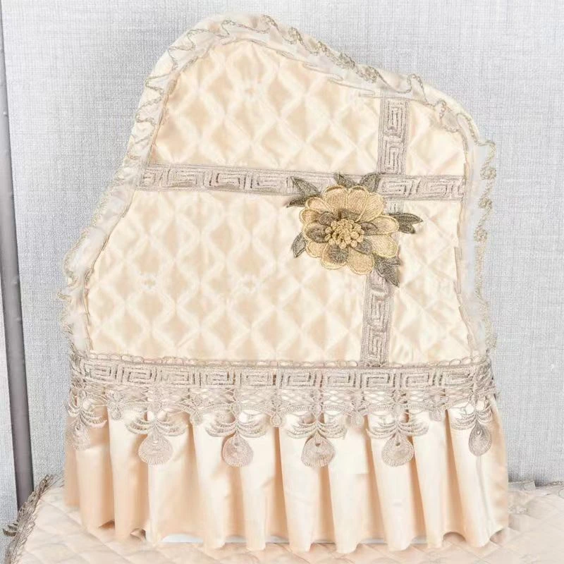 盖巾家用刺绣布艺盖布防尘罩欧式多功能防滑方形罩套防滑方形罩套