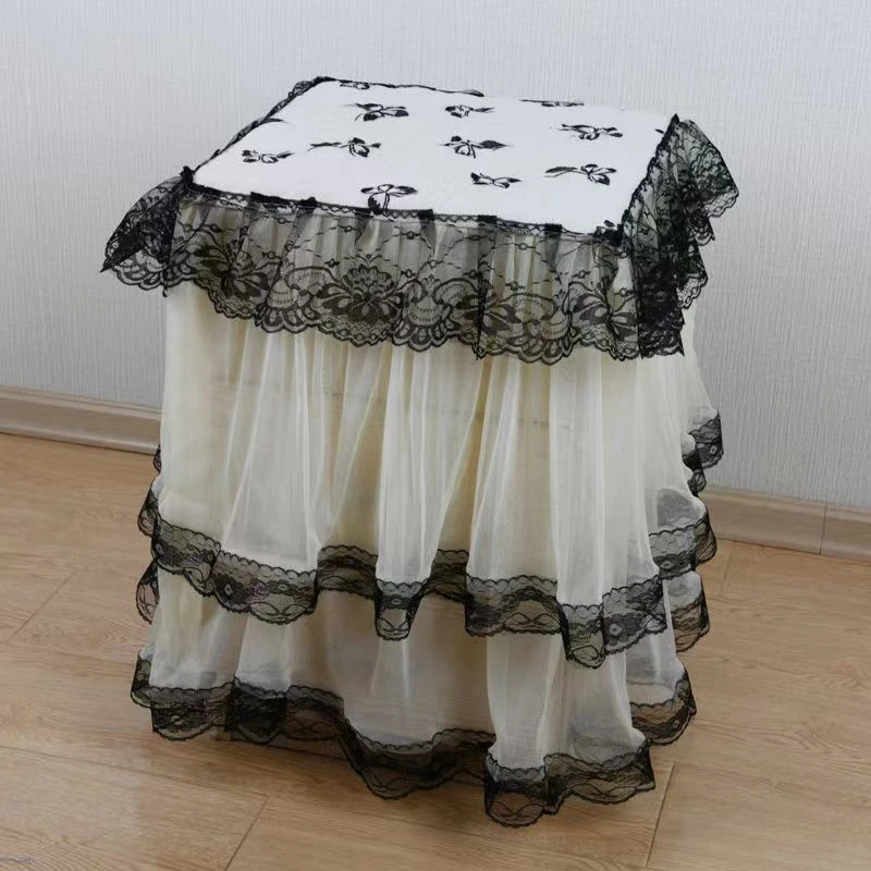 定制保险柜套罩家用防尘布套盖布艺保险蕾丝韩式防尘罩保险箱全包