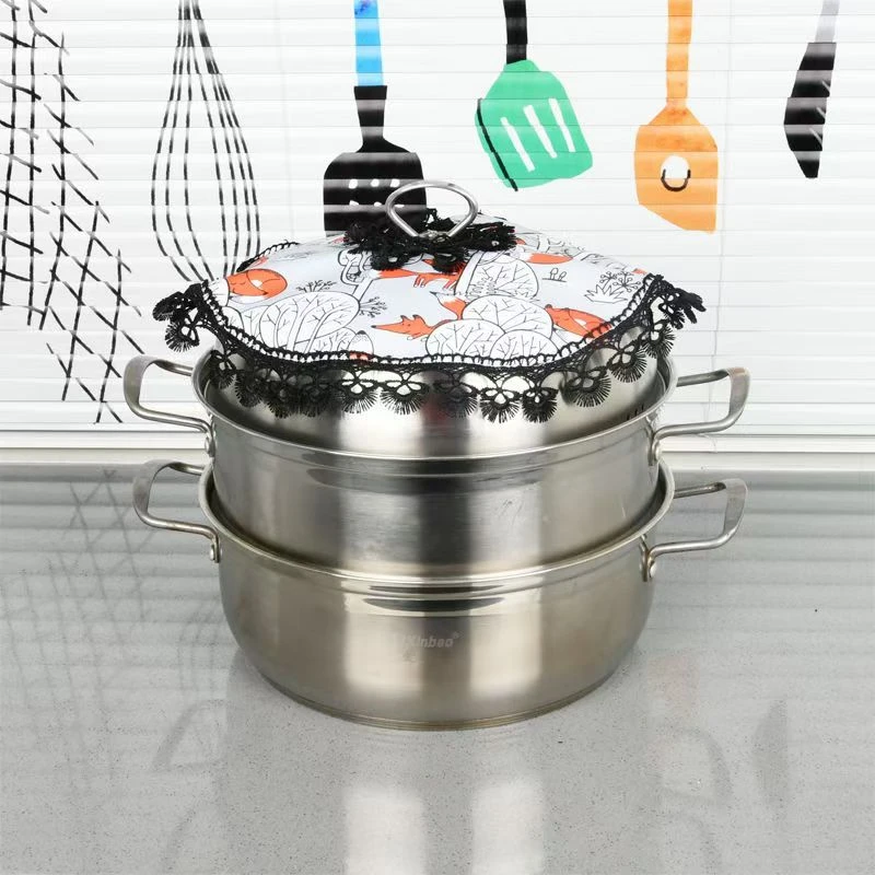 防水布艺欧式大勺盖巾炒勺防尘罩布艺布艺盖布蒸锅防尘套定制尺寸