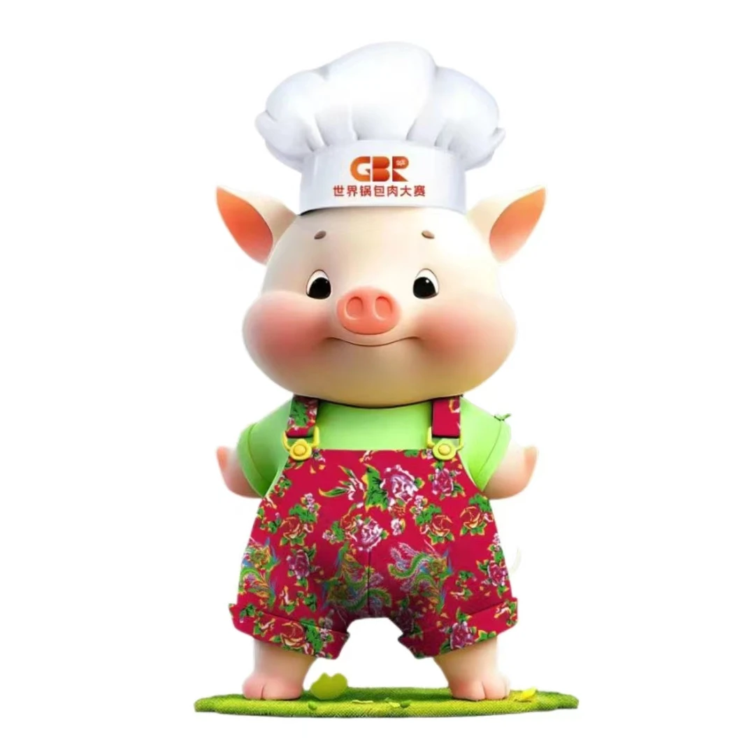 世界锅包肉大赛限量版吉祥物“又又”毛绒玩具