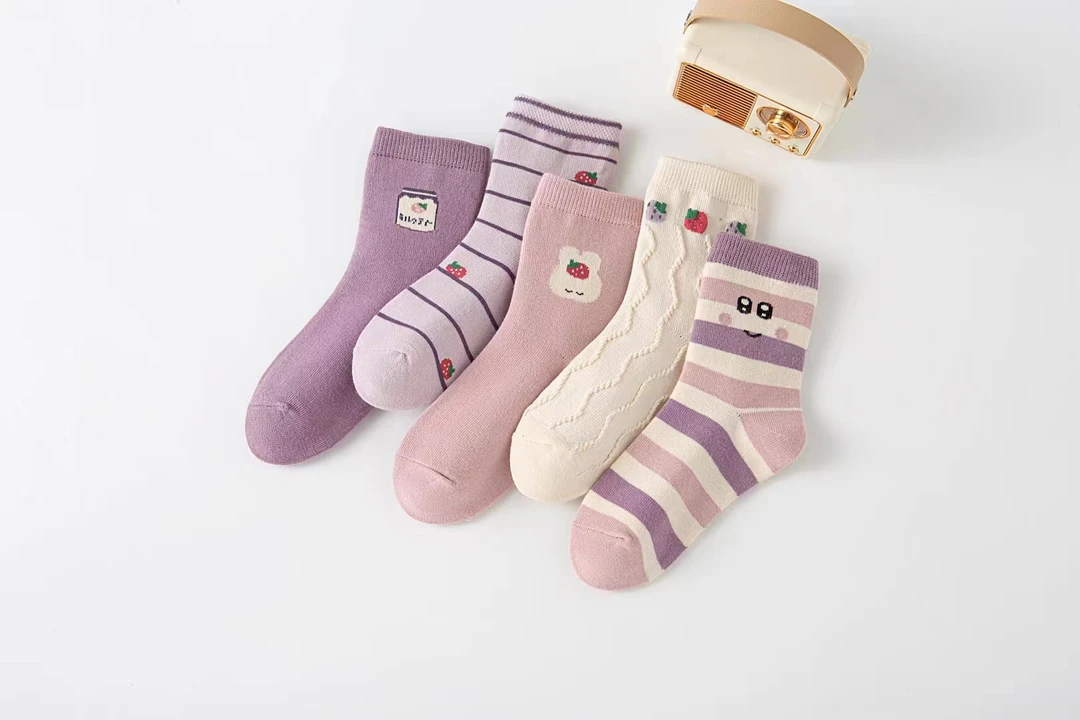 小亚推荐  儿童女童男童袜子秋冬中筒袜