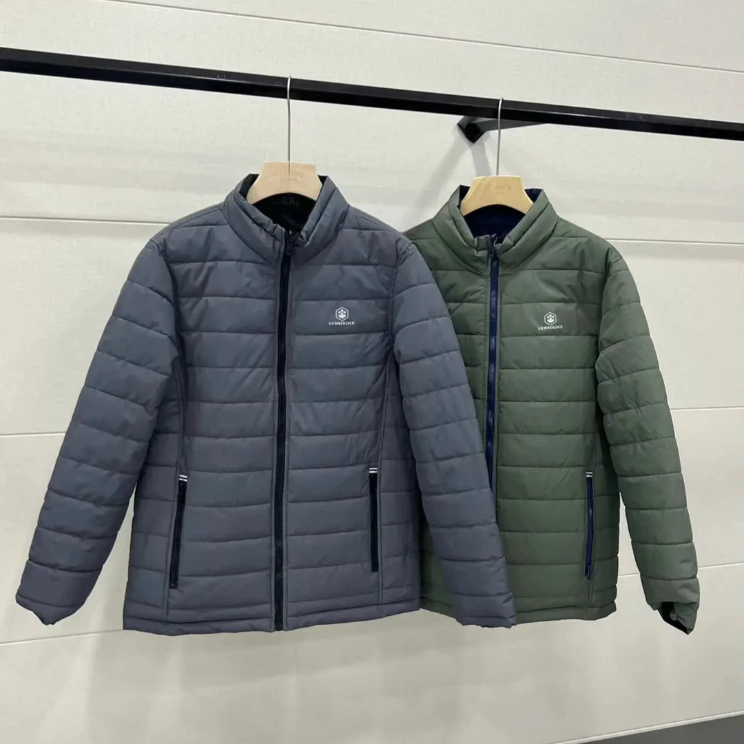 双面穿防风防水透气轻薄男士秋冬季立领户外保暖棉衣棉服XMT-5063