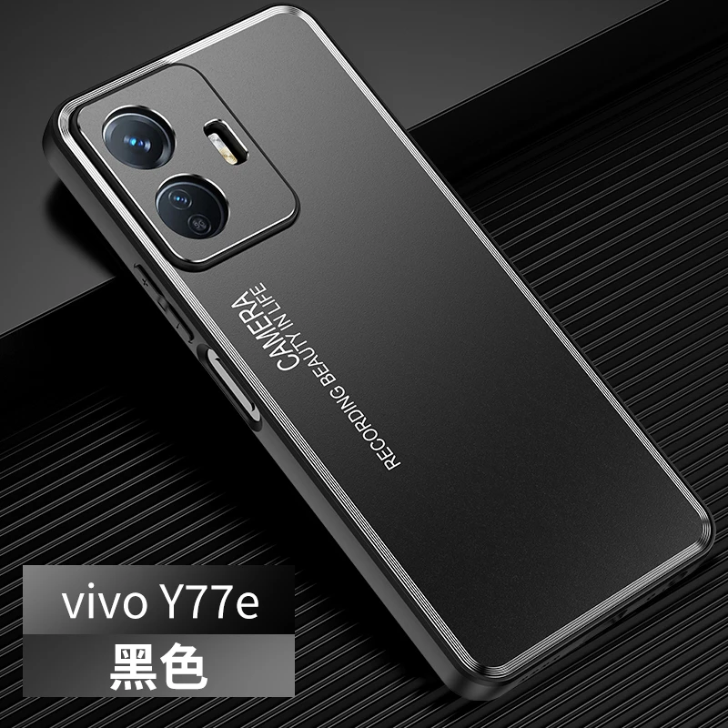 vivoY77e手机壳全包防摔V2166BA硅胶金属镜头软边磨砂保护套新款