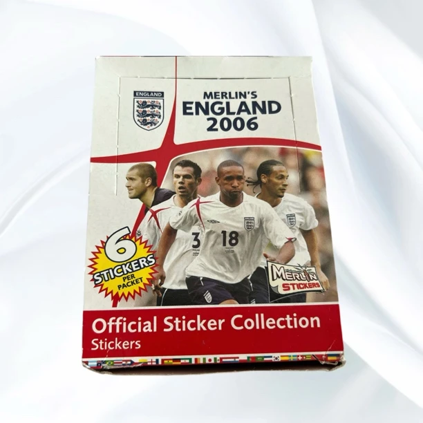 Merlin2006世界杯贴纸 2包 寻梅西C罗世界杯首秀大罗小罗小贝卡卡