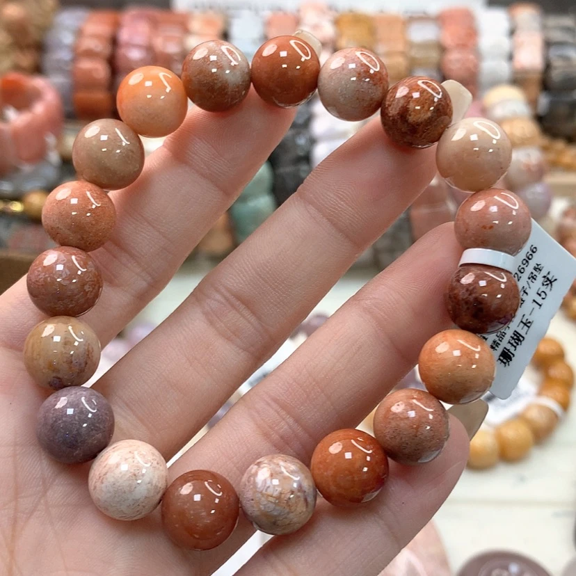 【闪购商品】硅化珊瑚(珊瑚玉)手链未镶嵌266