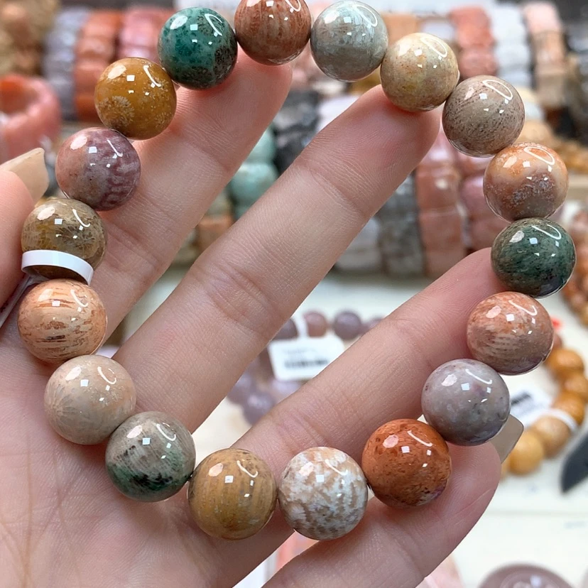 【闪购商品】硅化珊瑚（珊瑚玉）手链未镶嵌291