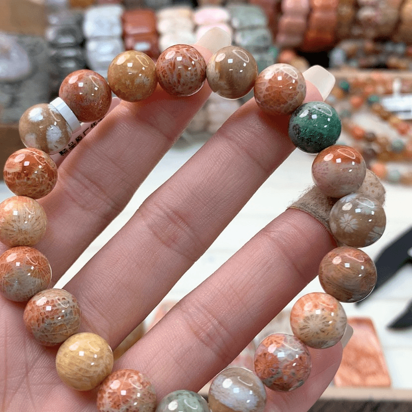 【闪购商品】硅化珊瑚（珊瑚玉）手链未镶嵌885