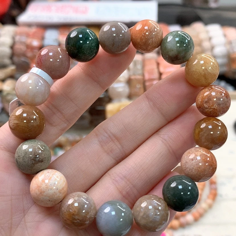 【闪购商品】硅化珊瑚(珊瑚玉)手链未镶嵌902