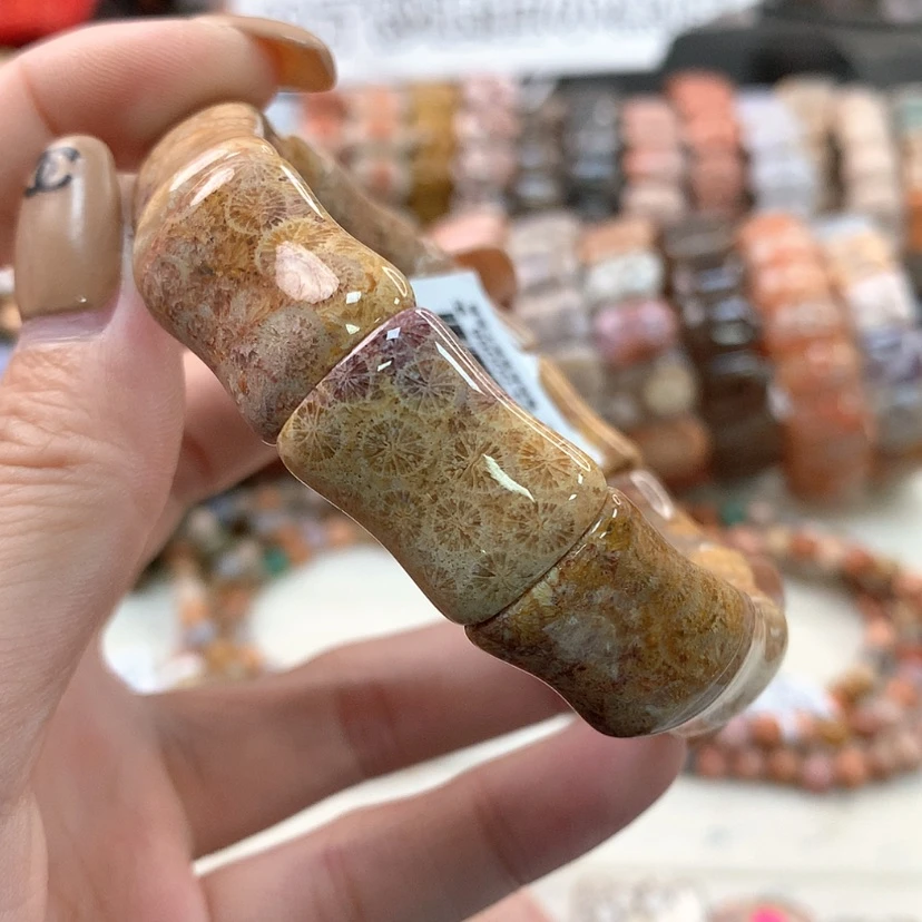 【闪购商品】硅化珊瑚（珊瑚玉）手链未镶嵌576