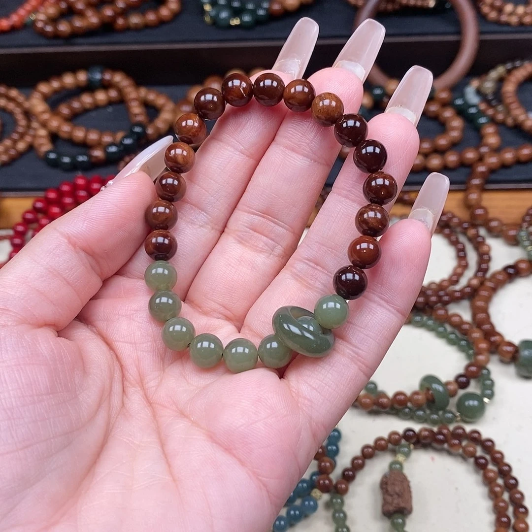 库克手串0.8单圈加跑环