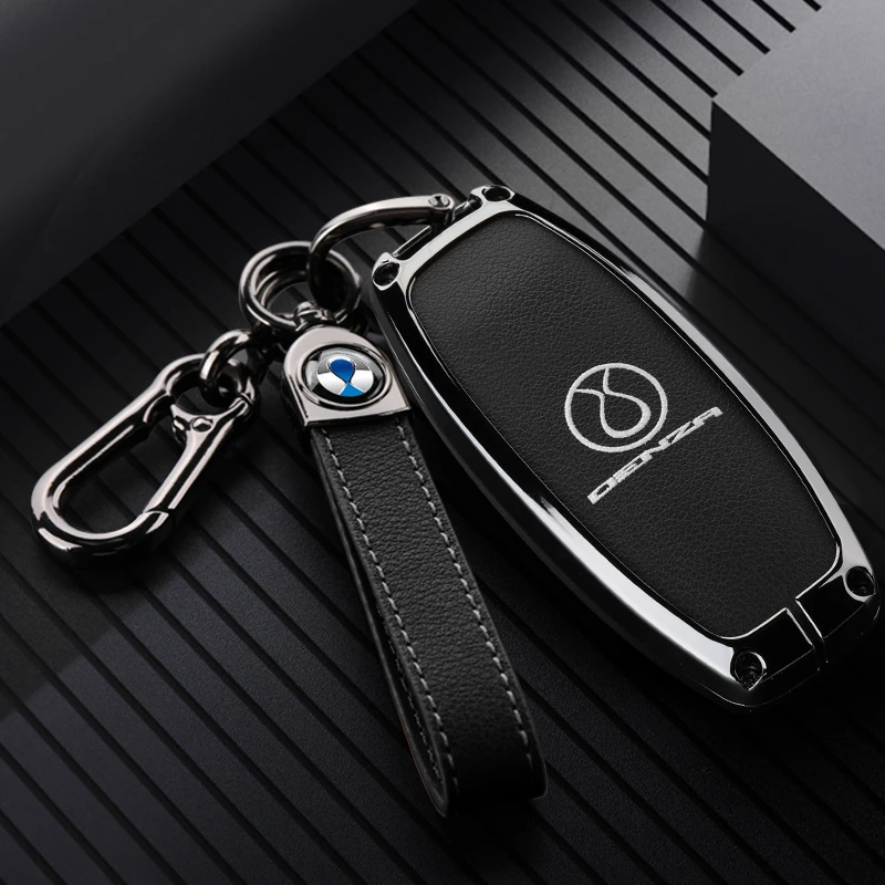 适用2022款腾势d9汽车钥匙套22新高档男士dm-i壳ev包女扣新能源