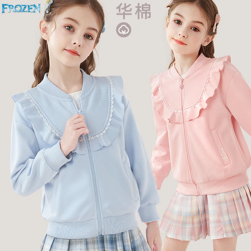 女童外套春秋2025新款儿童秋冬上衣小公主洋气卫衣中大童时髦童装