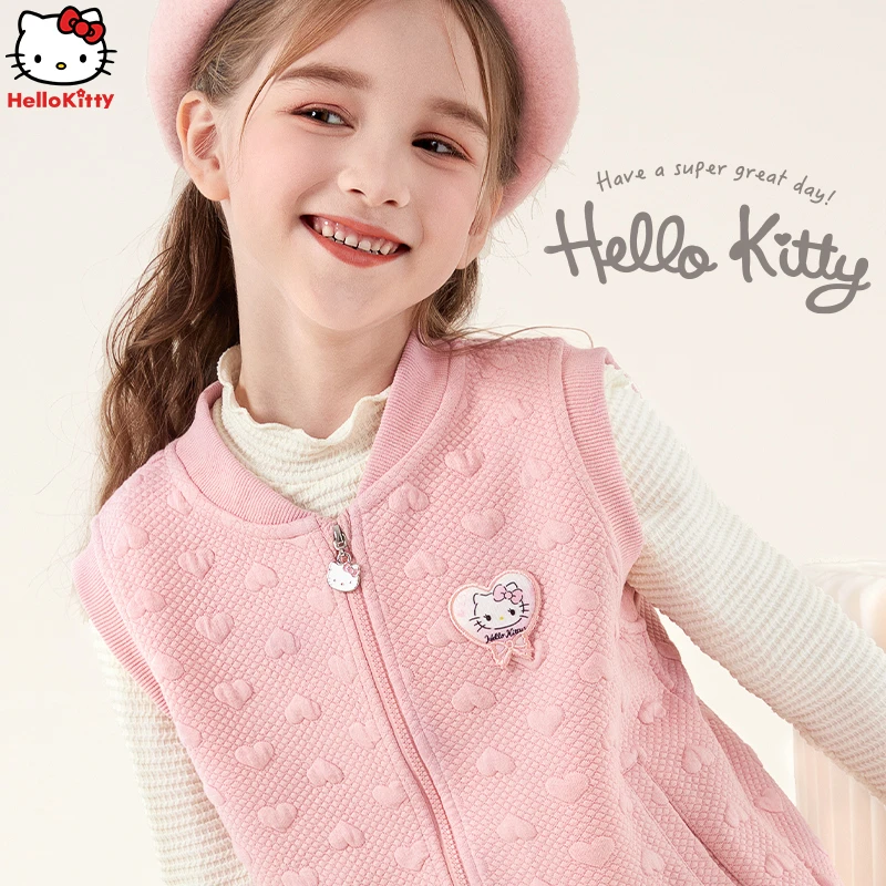 儿童马甲春秋外穿2025新款洋气女童针织背心薄款打底宝宝内穿童装