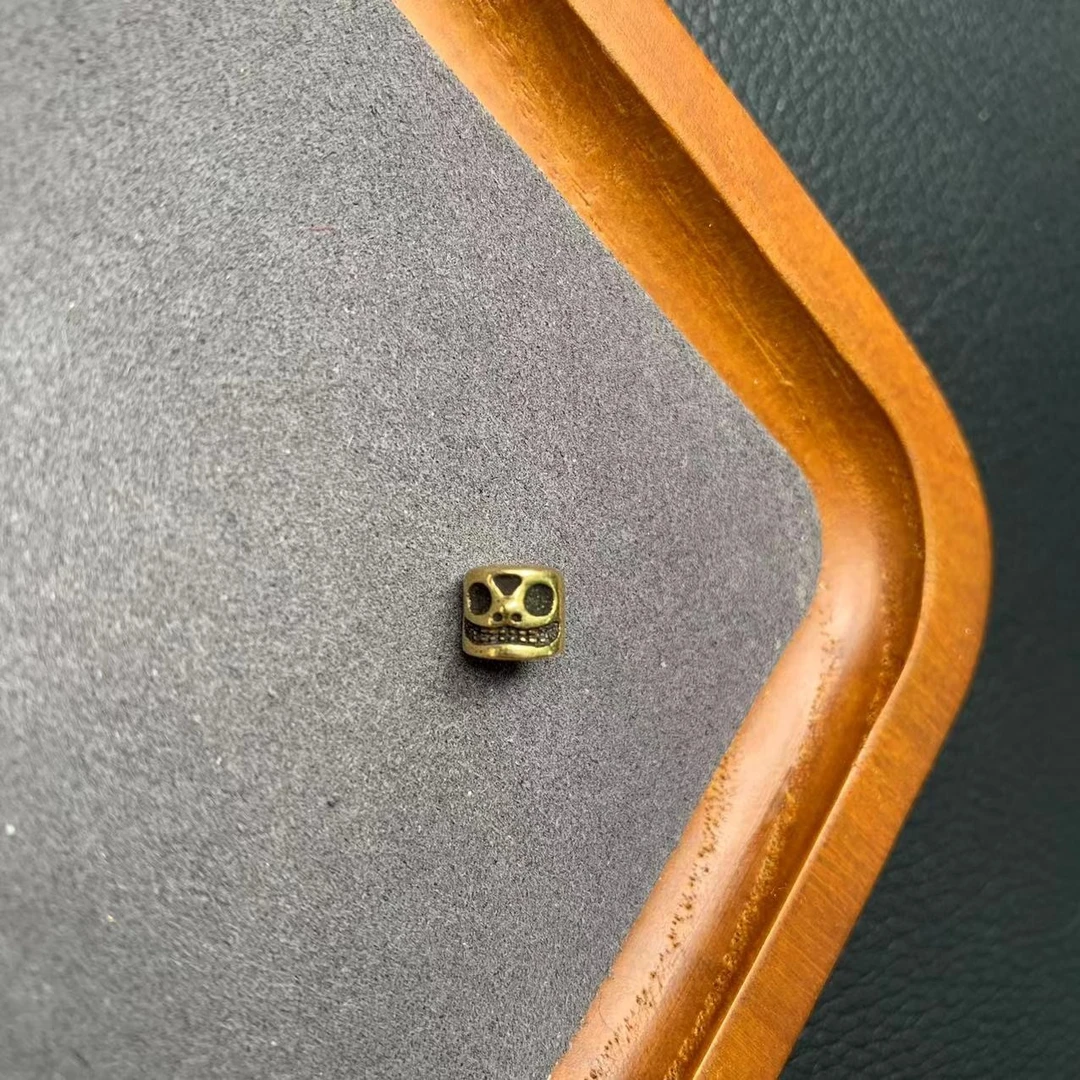 130黄铜直切喜主尸拖林腰珠线束背云柏香星月椰蒂金刚文玩配饰