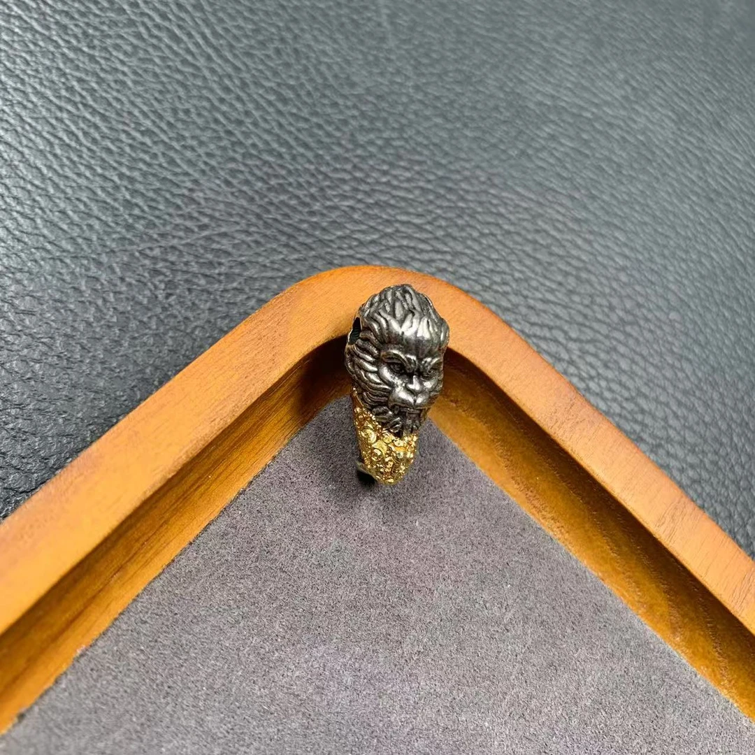 021白铜做旧齐天大圣美猴王孙悟空斗战胜佛黑神话黑悟空三通文玩