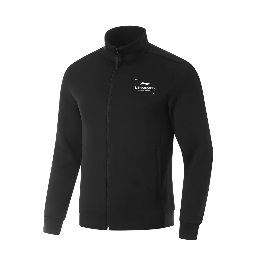 【运动休闲立领外套】李宁健身系列男立领简约运动开衫卫衣AWDU179