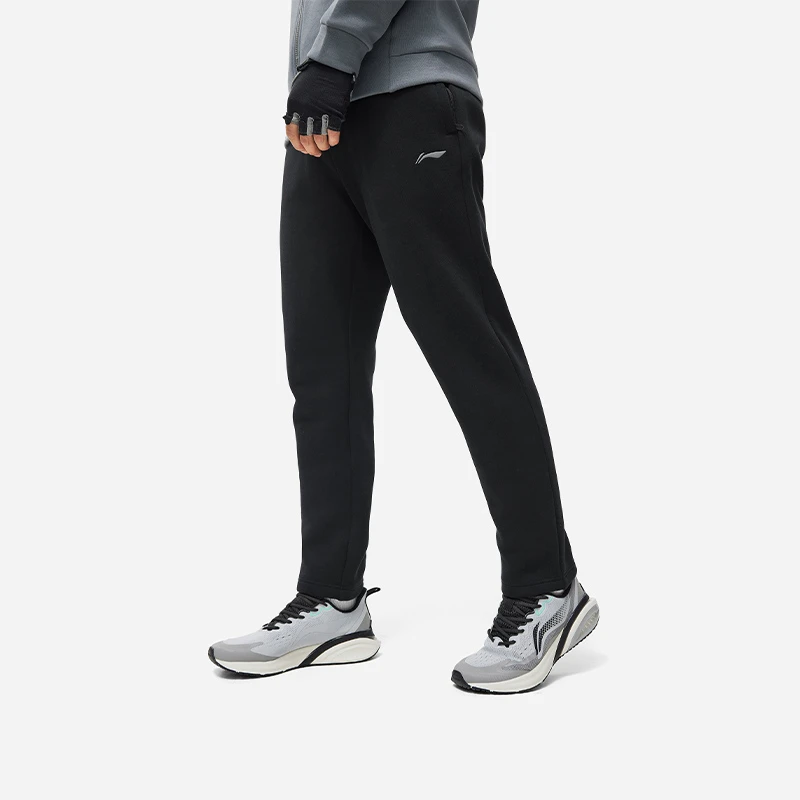 【男子直筒卫裤】李宁24新品健身系列男子简约直筒卫裤AKLU125-1