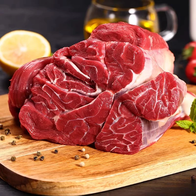【牛腱子】甘肃张掖新鲜黄牛肉牛腱子三花趾五花趾现切冷链包邮