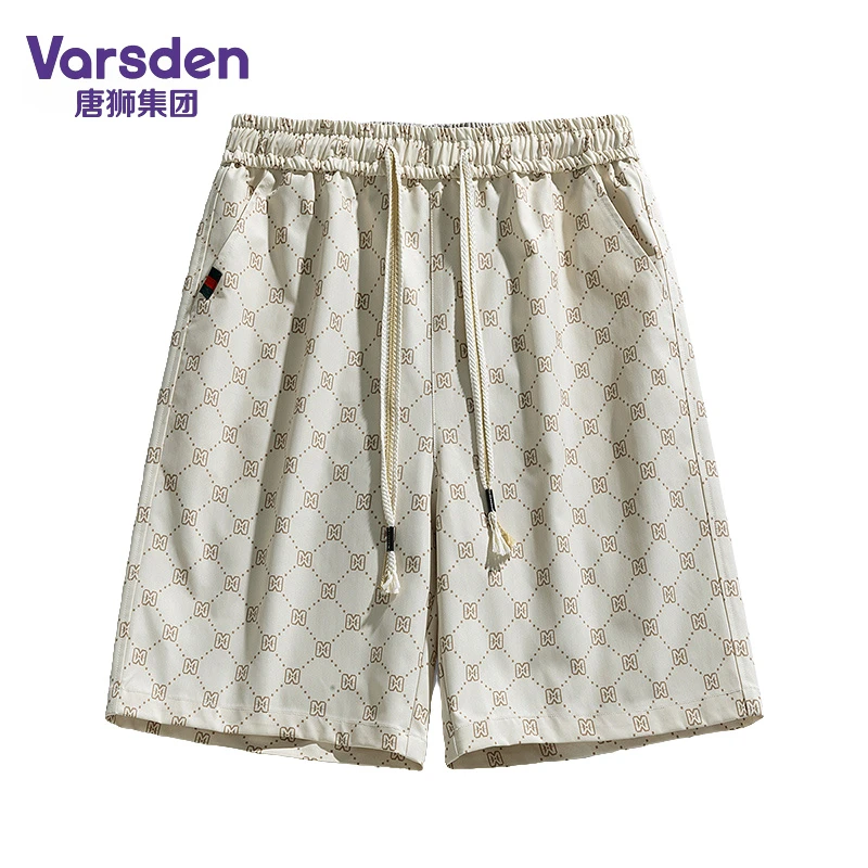 唐狮集团Varsden短裤男夏季大码宽松休闲运动裤薄款沙滩五分裤子