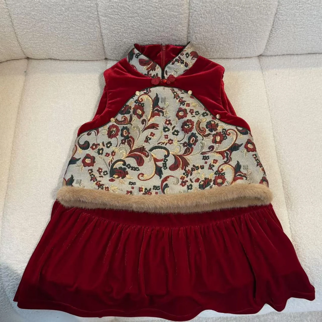 幂公主2024原创冬季新款女童新中式国风拜年服MJD243409