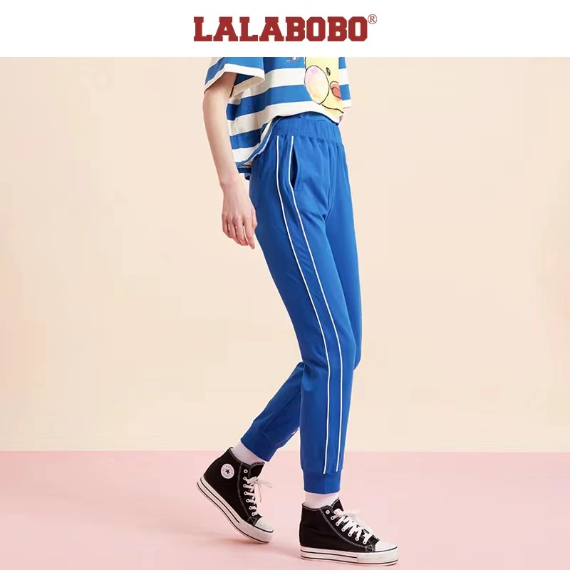 石家庄奥莱LABO海军风针织九分裤D20A-WXZC28