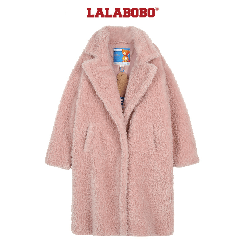 东北区原创小熊刺绣宽松显瘦毛绒女|L21D-WSDR14